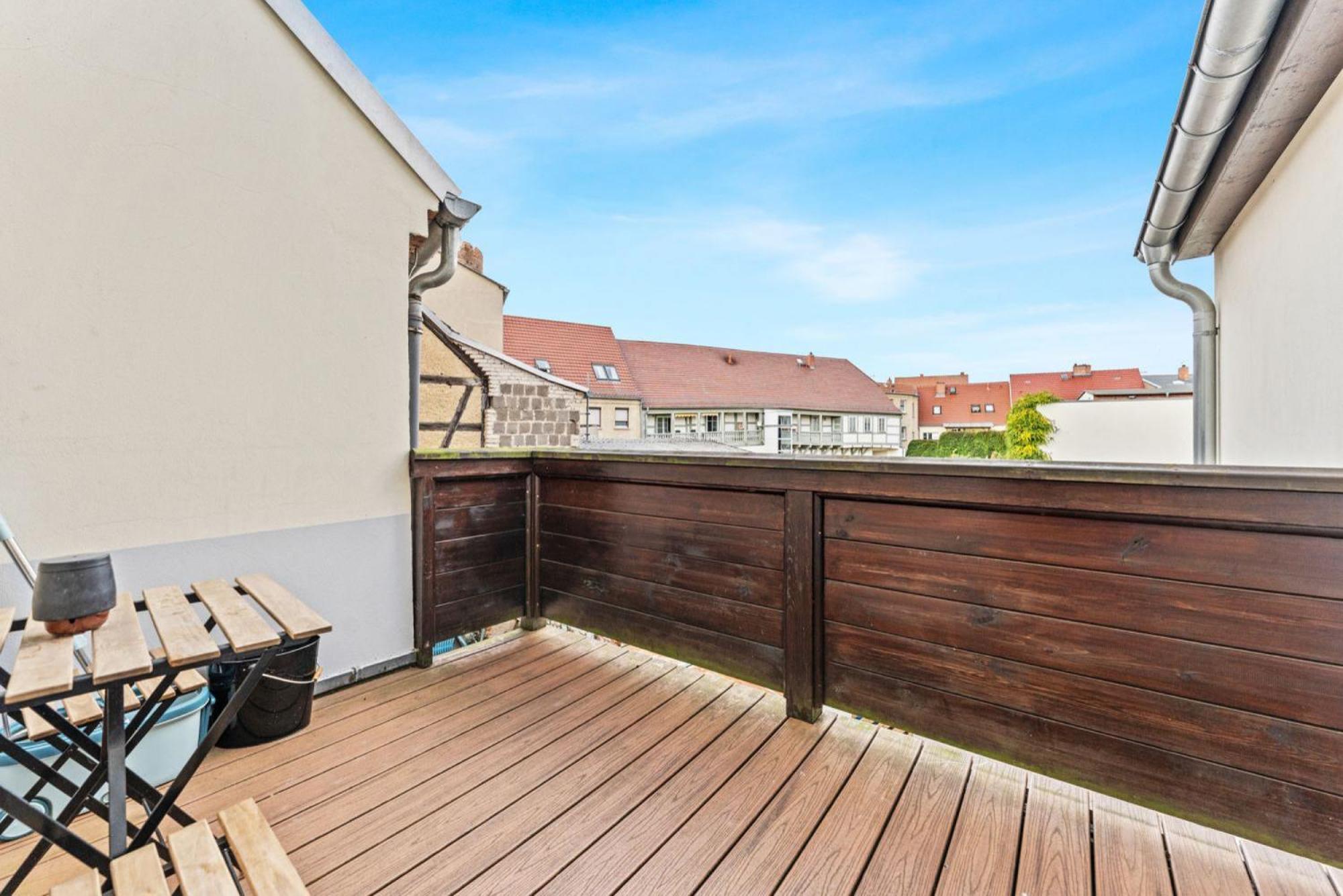 Cosy Apartment With Balcony And Fireplace Juterbog Exterior photo